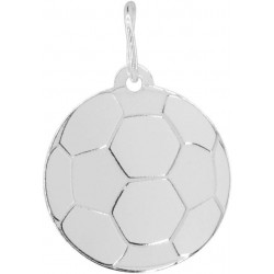 S50-453 Stříbrný přívěsek Fotbalový míč