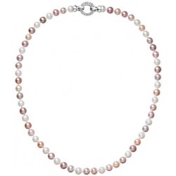 22004.3 Perlový náhrdelník z pravých říčních perel mix